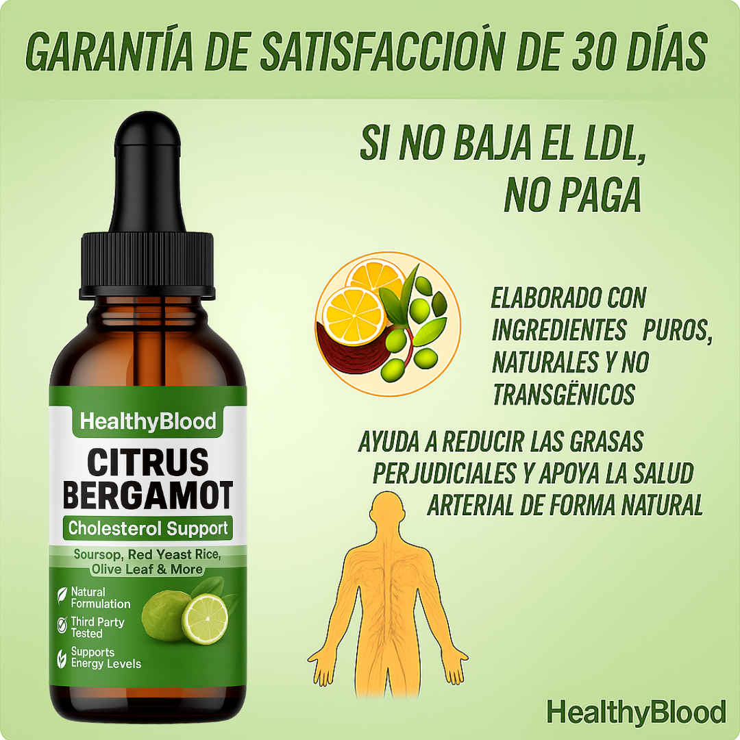 HealthyBlood™ - Limpieza de colesterol con levadura de arroz rojo